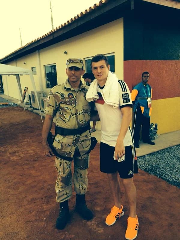 Coronel França em serviço na Copa do Mundo
